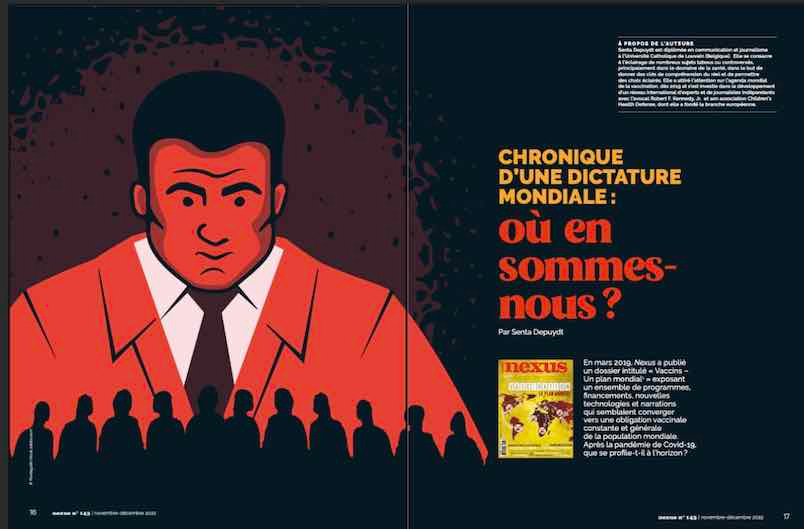MAJ. déc. 2022. Chronique d'une dictature mondiale: le traité OMS et la gouvernance de 'la santé globale'. 