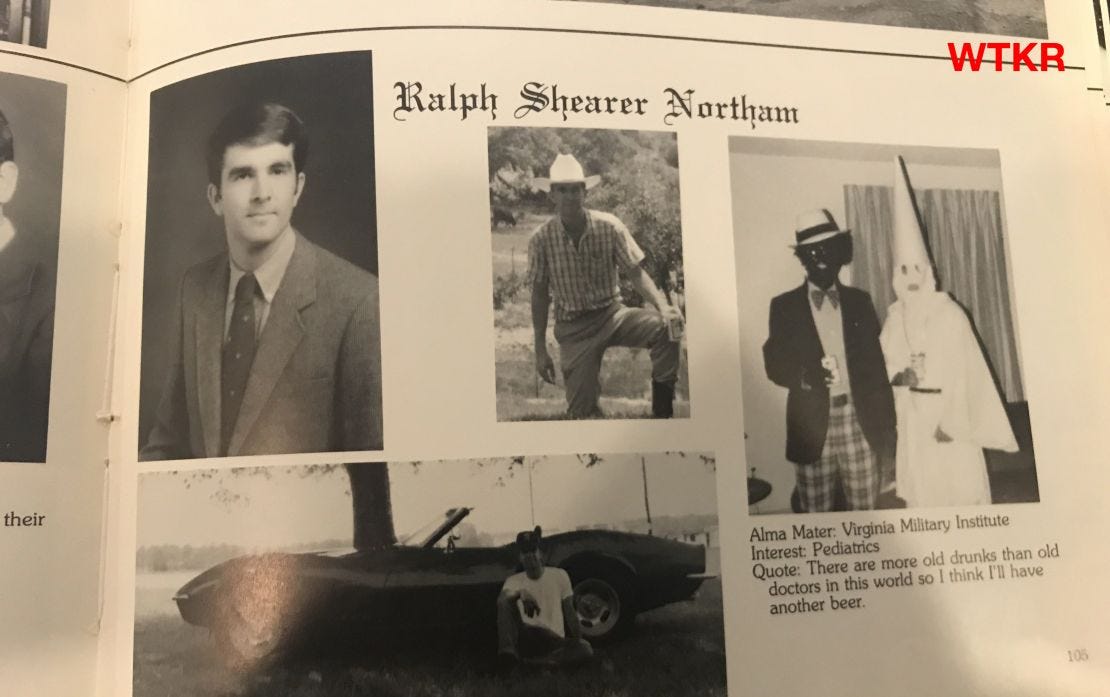01 Northam blackface photo 01 Northam blackface photo
