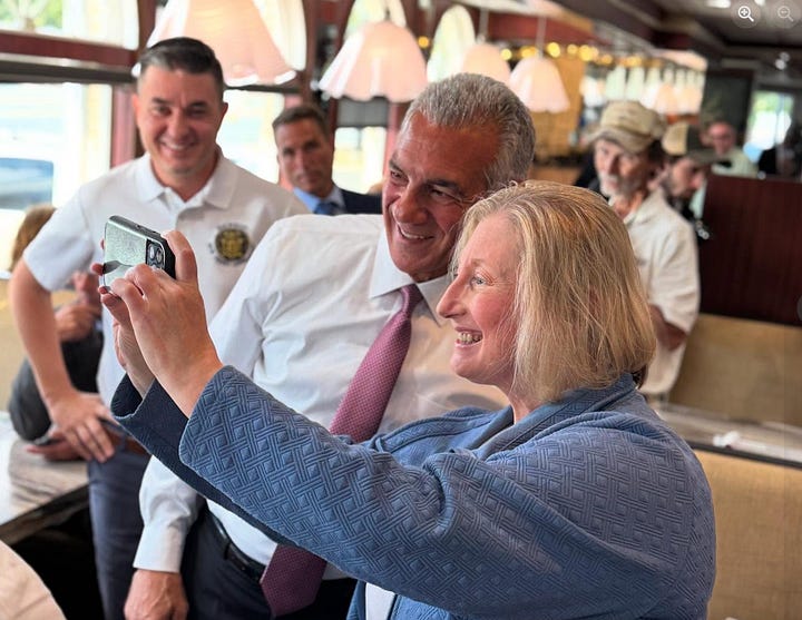 Jack Ciattarelli and Kim Kavin