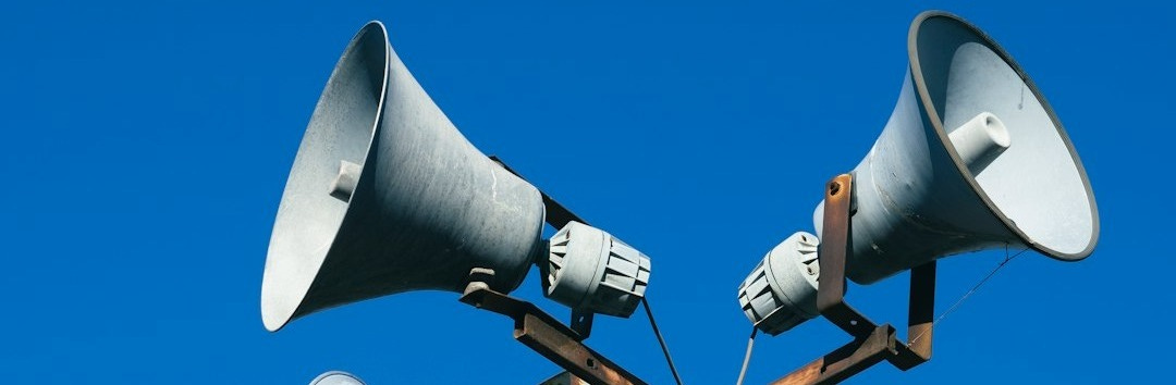 a street light with a bunch of lights on top of it