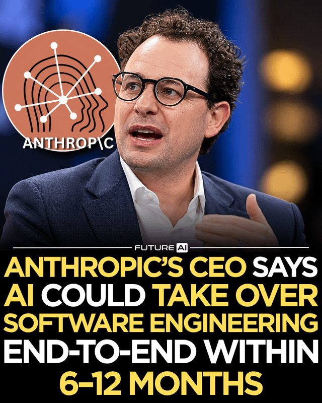 r/AIdaily_news - Anthropic CEO Dario Amodei warned that increasingly capable AI agents could become powerful enough to operate persistent botnets capable of compromising internet-connected systems within 6–12 months, under a worst-case scenario.
