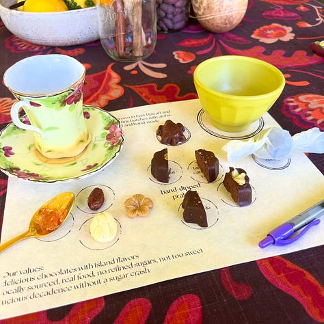 Hand dipped chocolates