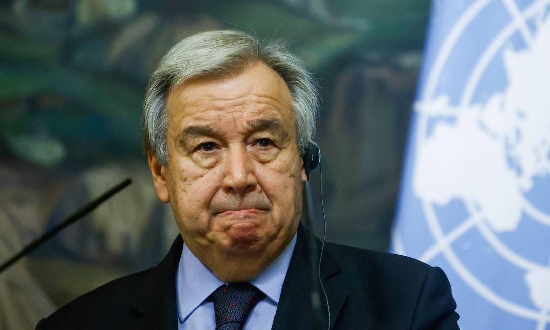 Guterres nega ter justificado terror do Hamas e afirma que foi o oposto |  Mundo: Diario de Pernambuco