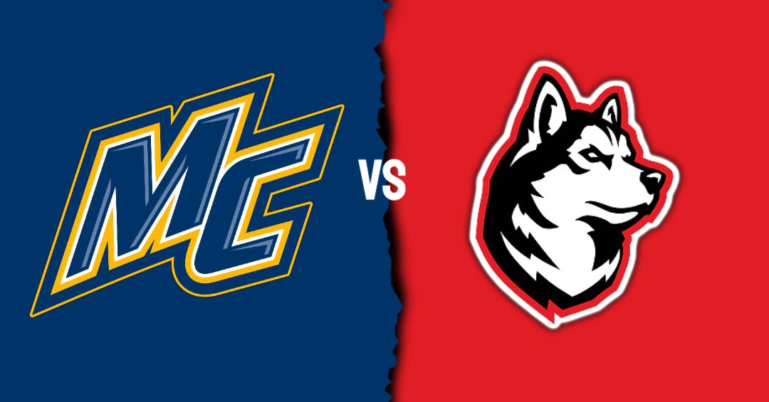 Warriors begin a two-game home series against Northeastern on Thursday night at Lawler