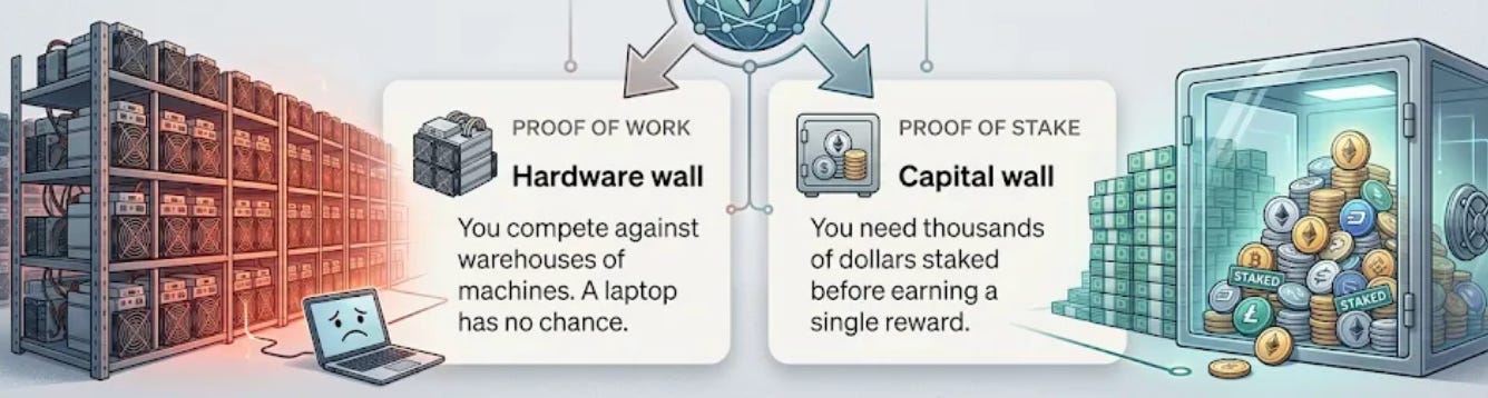 Hardware or capital — those were the only ways in. Until identity became the key. Hardware or capital — those were the only ways in. Until identity became the key.