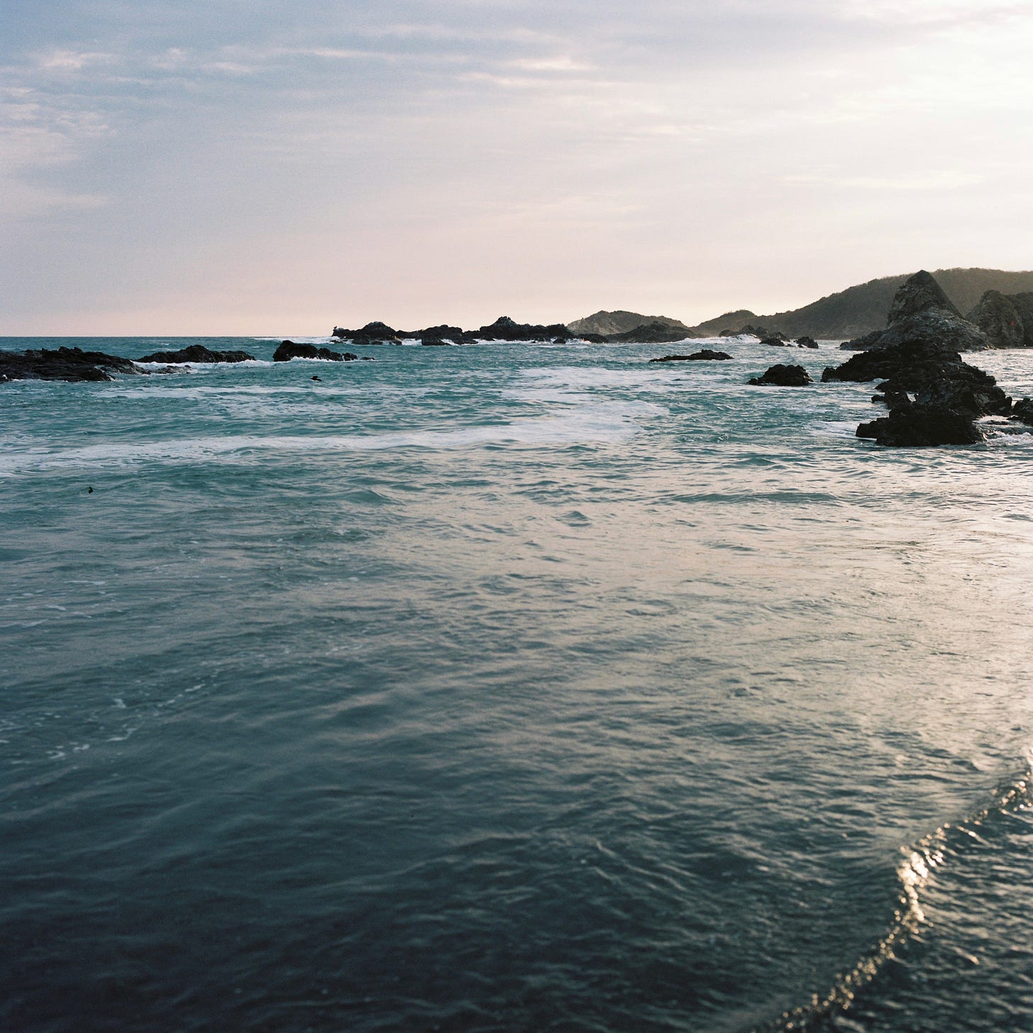The ocean in Oaxaca, Mexico