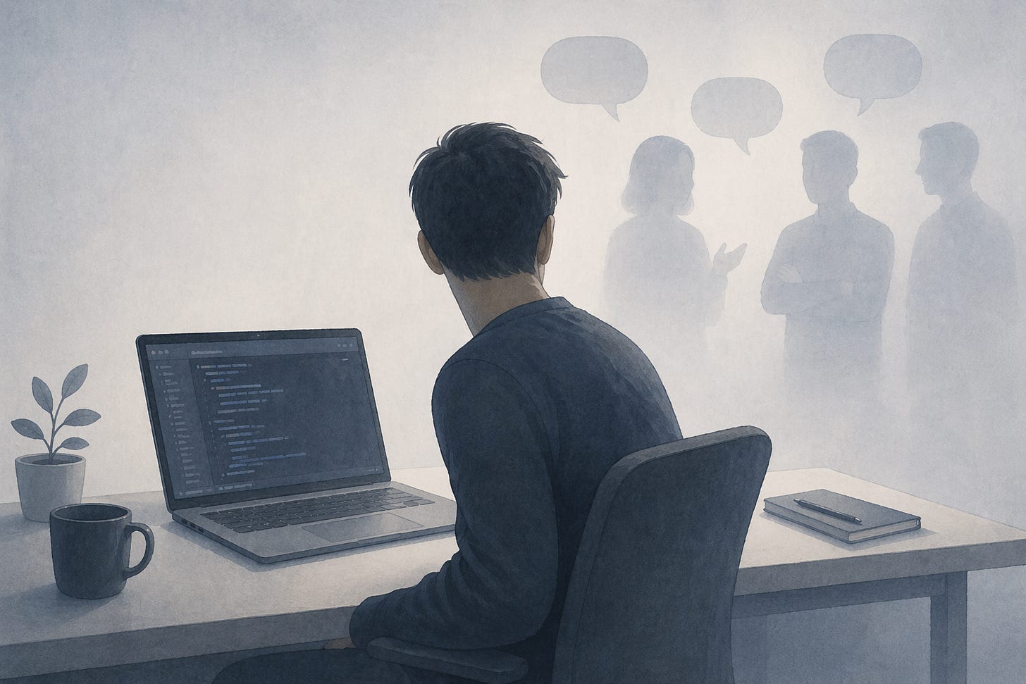 man sitting at desk getting distracted man sitting at desk getting distracted