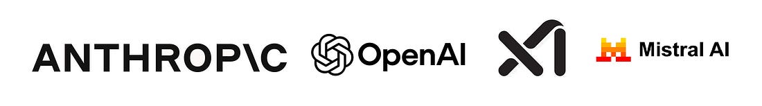 Logos of top AI companies Anthropic, OpenAI, xAI, and Mistral AI, representing the leading recipients of 2025’s record-breaking venture funding rounds. Logos of top AI companies Anthropic, OpenAI, xAI, and Mistral AI, representing the leading recipients of 2025’s record-breaking venture funding rounds.