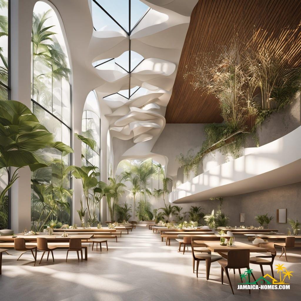 advanced visualization of the interior of The Lumina Basilica with vivid detail