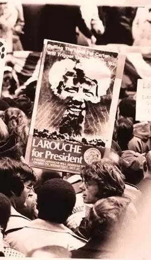 Lyndon Larouche Campaign Poster