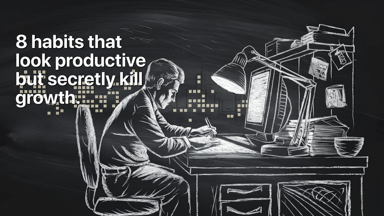 8 Habits That Look Productive But Secretly Kill Growth