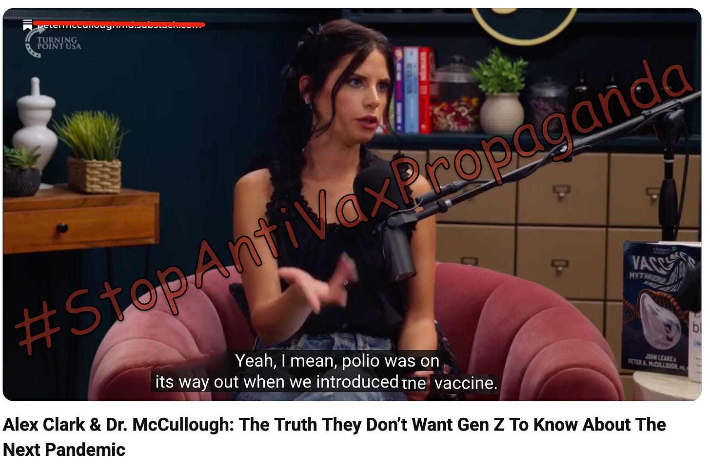 In addition to thinking that polio was on its way out when we introduced the polio vaccine, Alex Clark would rather not vaccinate the children she doesn’t yet have, so that she doesn’t risk their having autism and “flinging poop” at people for fifty years… In addition to thinking that polio was on its way out when we introduced the polio vaccine, Alex Clark would rather not vaccinate the children she doesn’t yet have, so that she doesn’t risk their having autism and “flinging poop” at people for fifty years…
