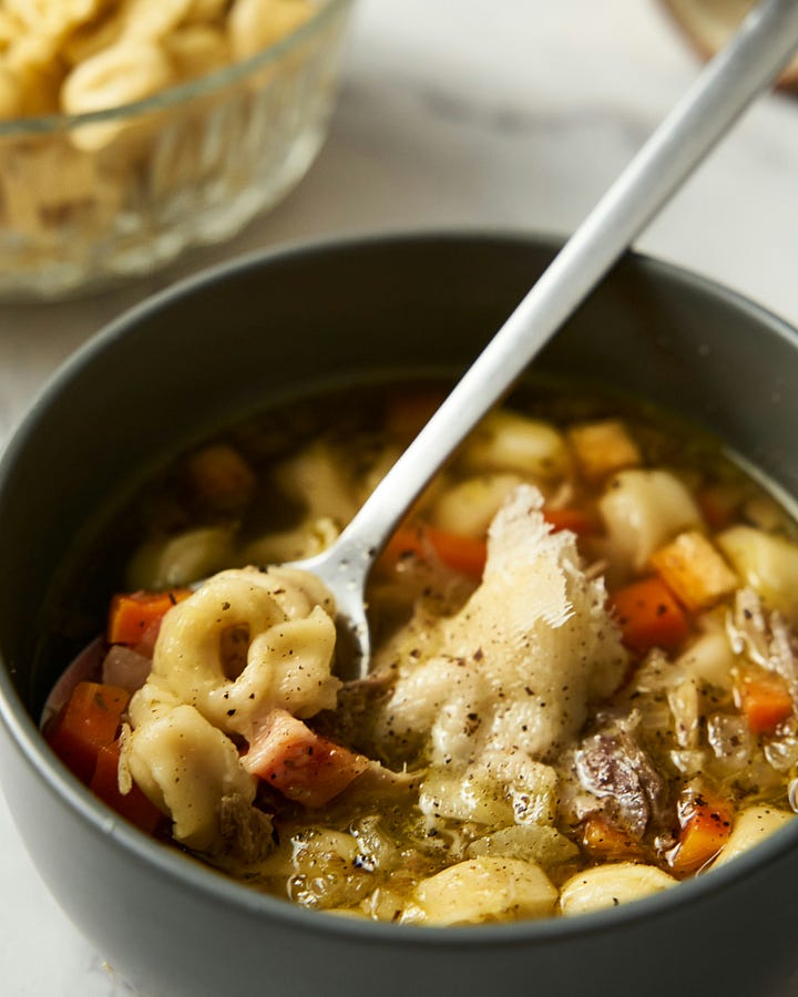 Roasted chicken and chicken soup. Photos by Anshu A and Alex Bayev via Unsplash.