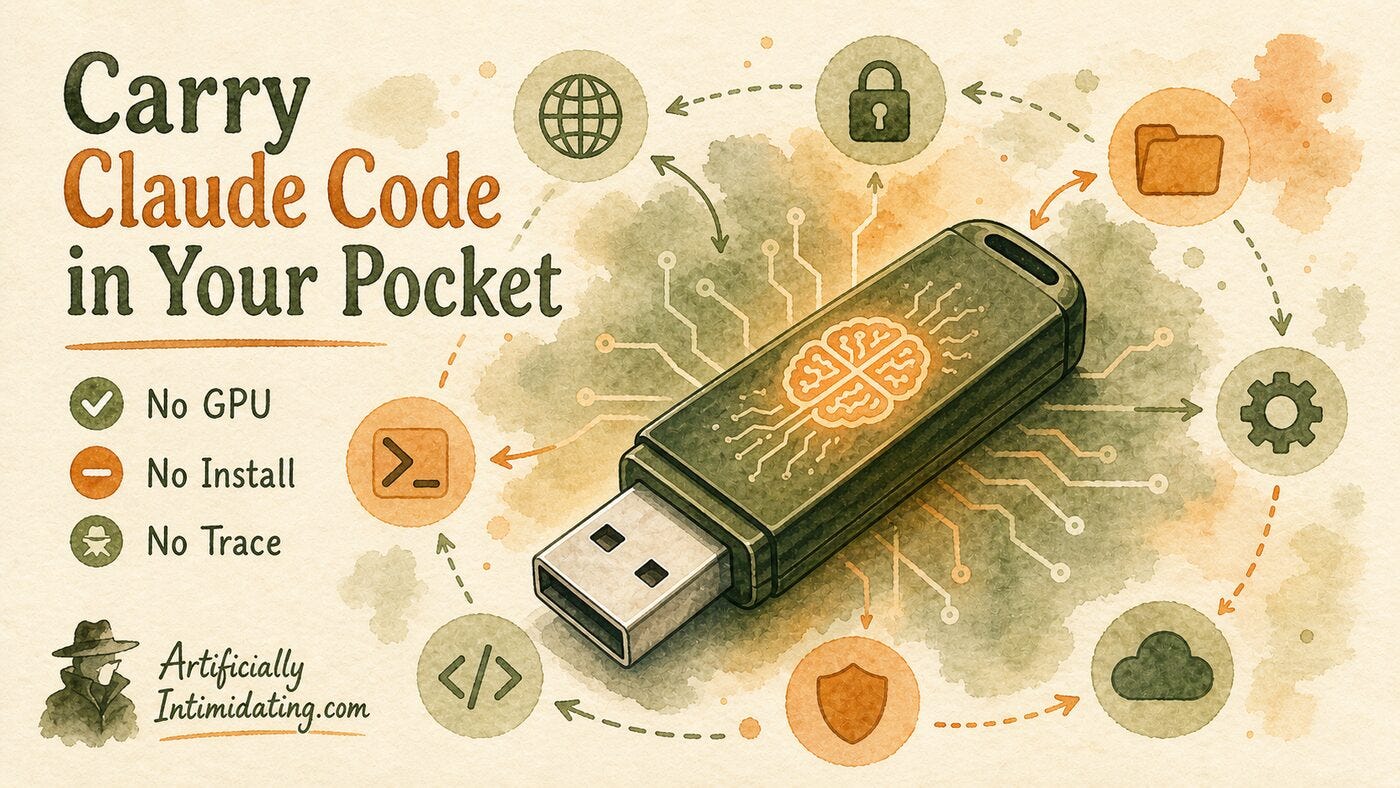  OpenClaude Portable — a full AI coding agent on a USB drive