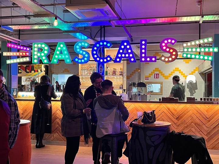 The brewery, some pints, a live Beer Ladies Podcast event, and the bar at Rascals