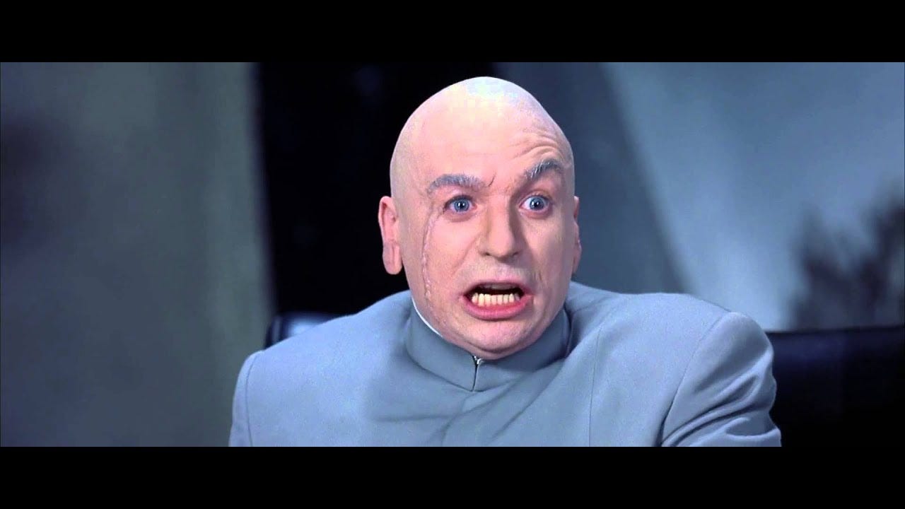 Dr. Evil — sharks with laser beams attached to their heads — HD - YouTube Dr. Evil — sharks with laser beams attached to their heads — HD - YouTube