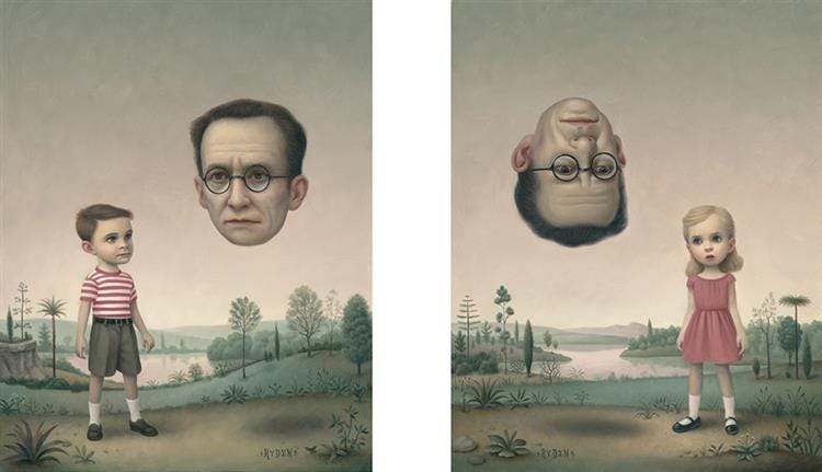 Quantum Entanglement (Diptych) (#117), 2015 - Mark Ryden