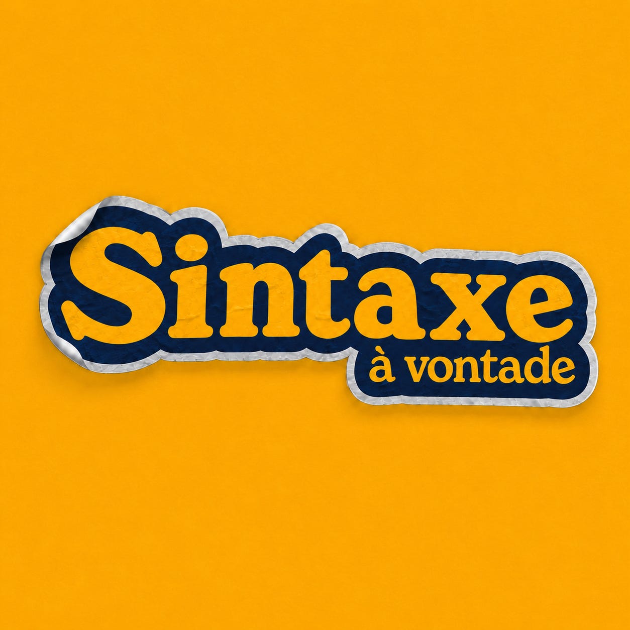 sintaxe à vontade