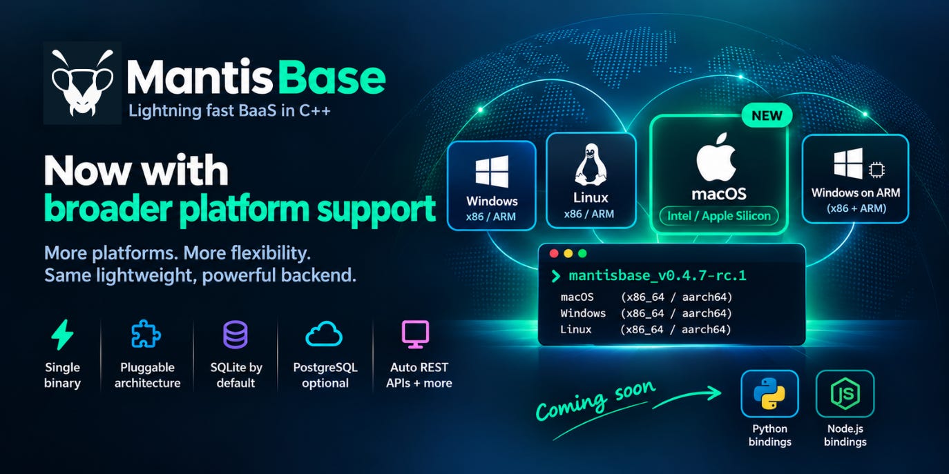MantisBade added macOS & Windows ARM support
