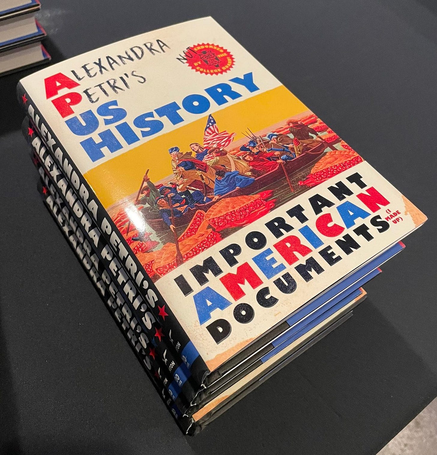 A picture of Alexandra Petri's newest book.