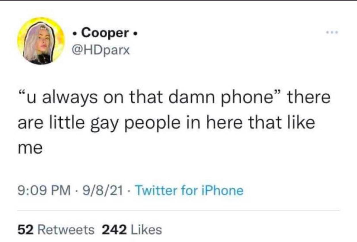Y'all are the little gay people in my phone : r/tumblr