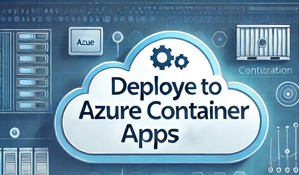 Deploying an Application to Azure Container Apps: A Beginner's Guide