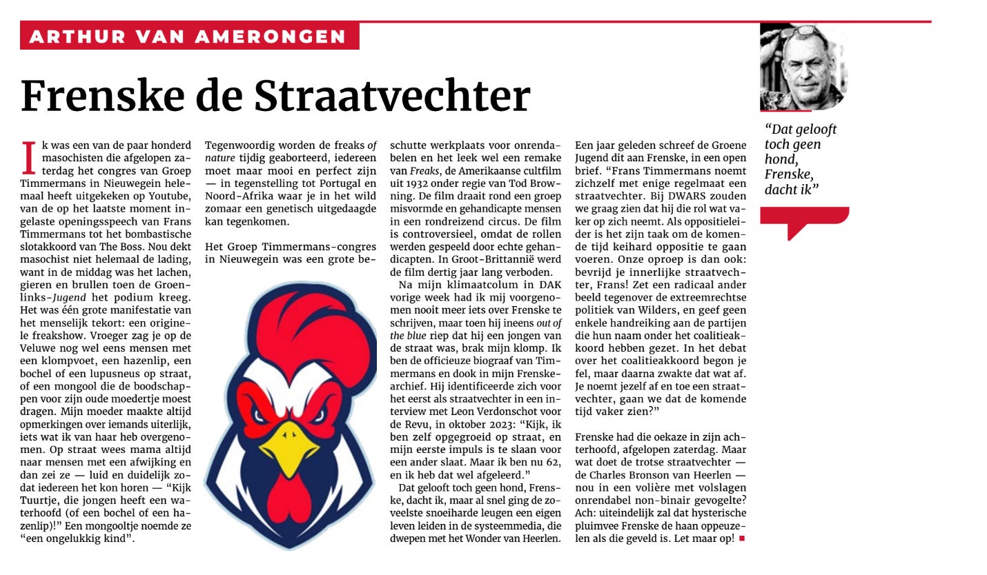 Column! - by Arthur van Amerongen - Arthur’s Substack