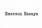 Emerson Essays