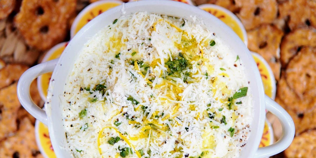 White Truffle Garlic Parm Dip & Pinot Noir 