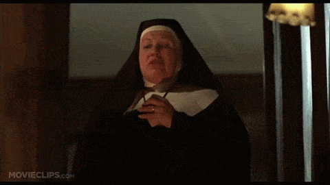 Floating nun - GIF - Imgur