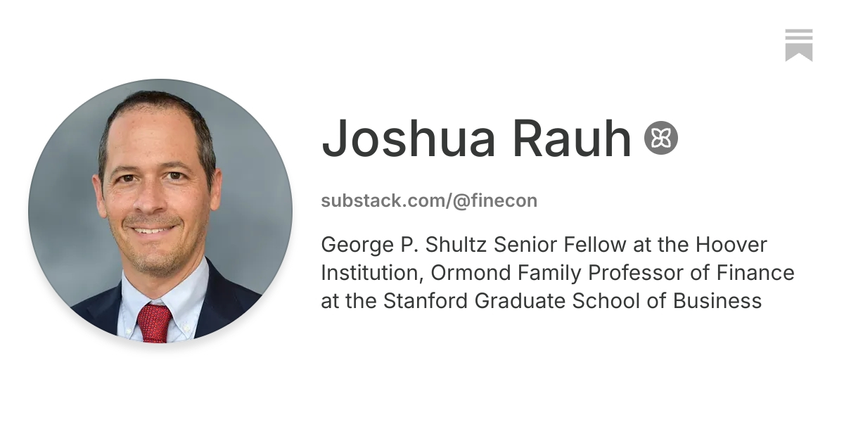 Joshua Rauh | Substack