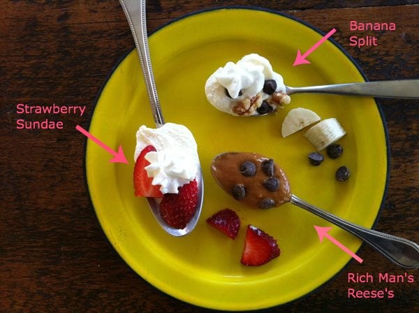 Sundae on a Spoon