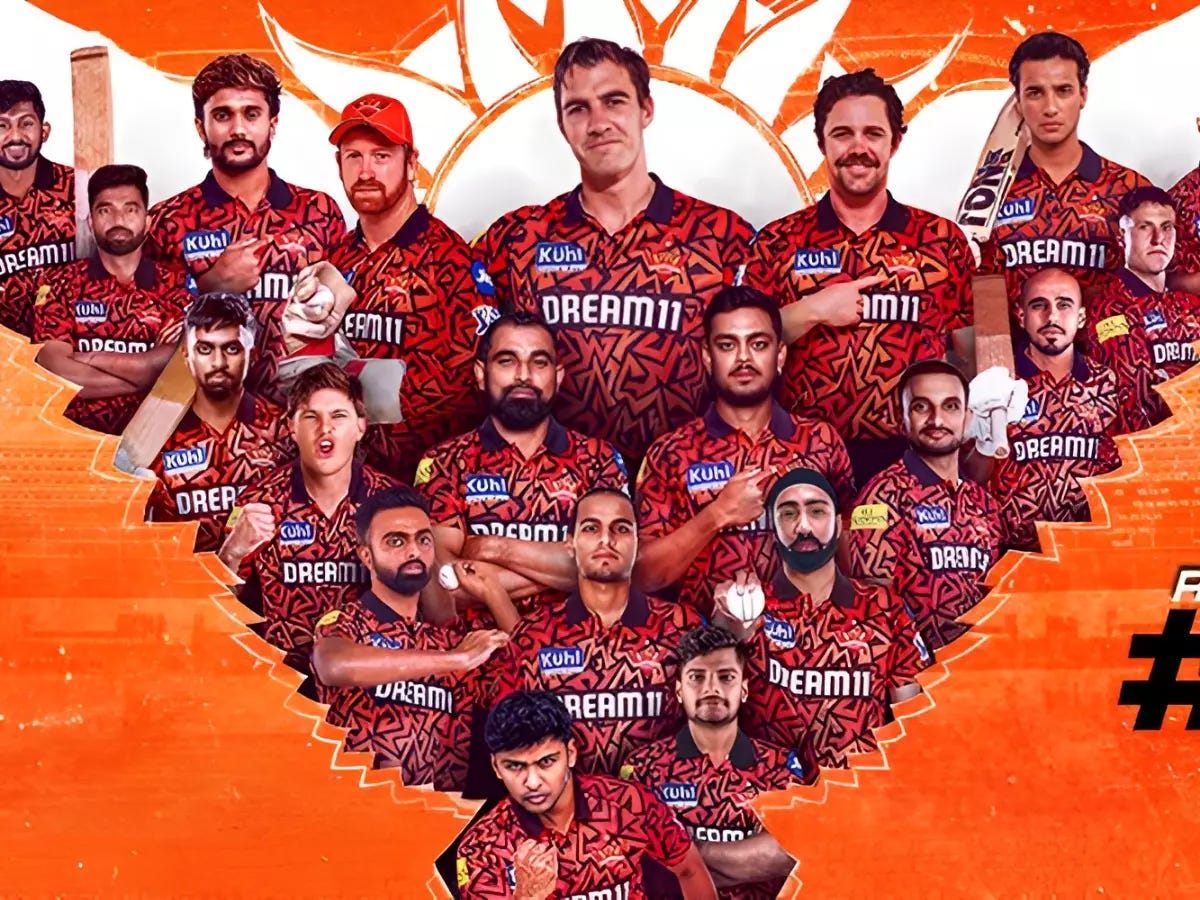 Sunrisers Hyderabad (SRH) IPL 2025 complete schedule