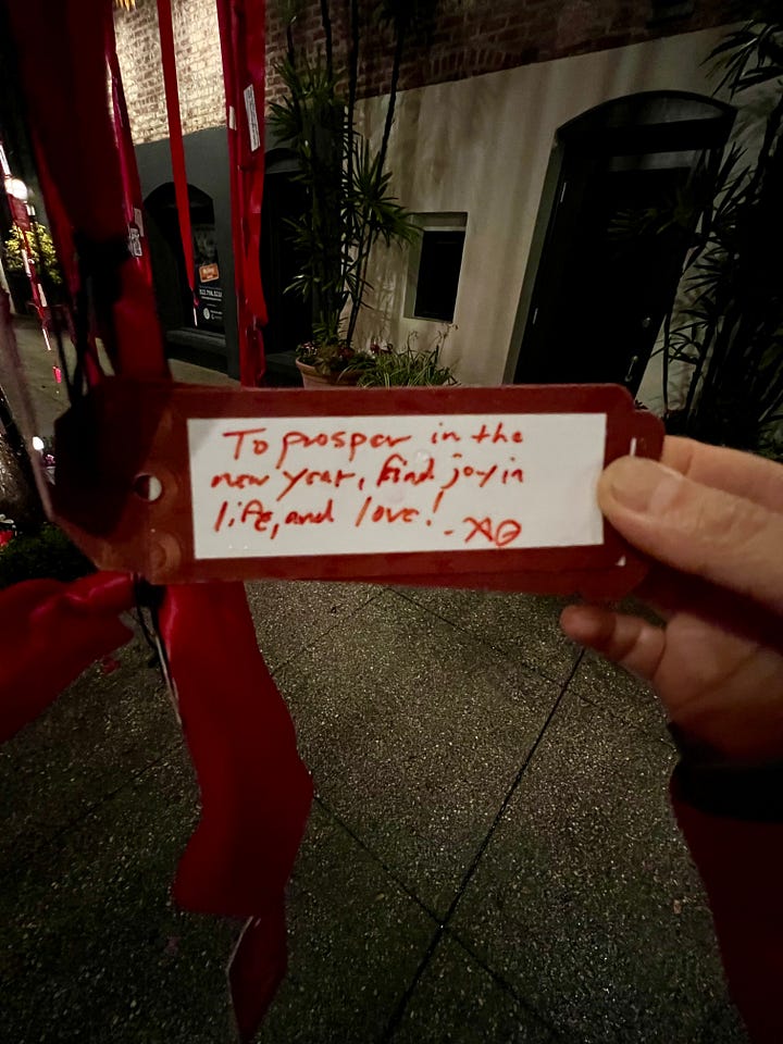 lunar new year wishing tree wishes