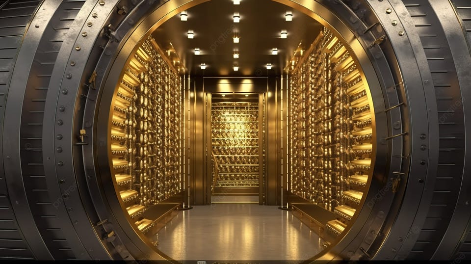 Fond Rendu 3d Dun Coffre Fort De Banque Spacieux Avec échelle De Porte  Ouverte Et Salle De Stockage De Lingots Dor Fond, Coffre De Banque, Sauter, Coffre  Fort Bancaire Image de Fond