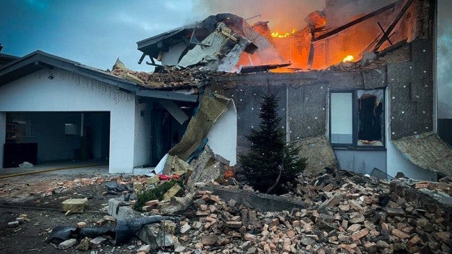 Several people were killed, including a four-year-old girl, and thousands were left without power after Russia launched pre-Christmas strikes on Ukraine. Picture: State Emergency Service of Ukraine/Handout/Anadolu via Getty Images