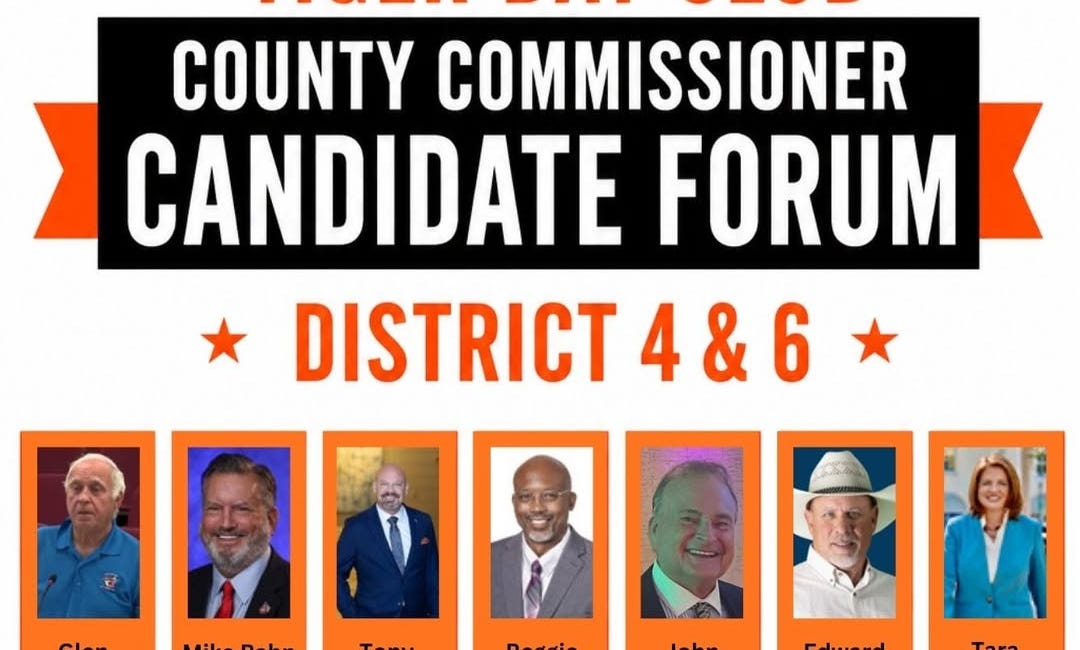 Manatee Tiger Bay Club to Host County Commissioner Candidate Forum for Districts 4 and 6 on July 23