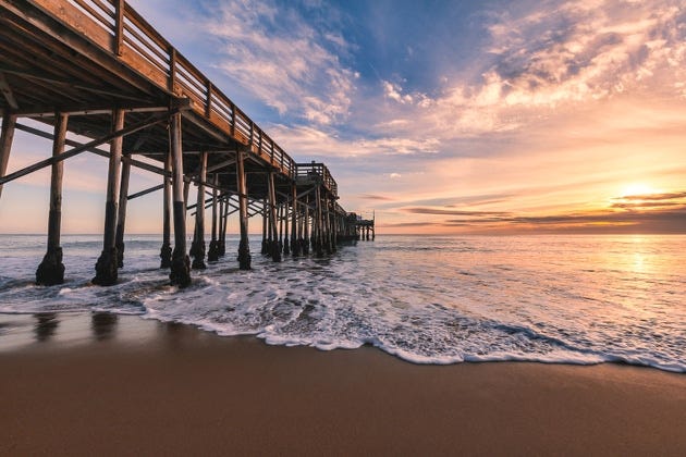 Balboa Pier at Sunset