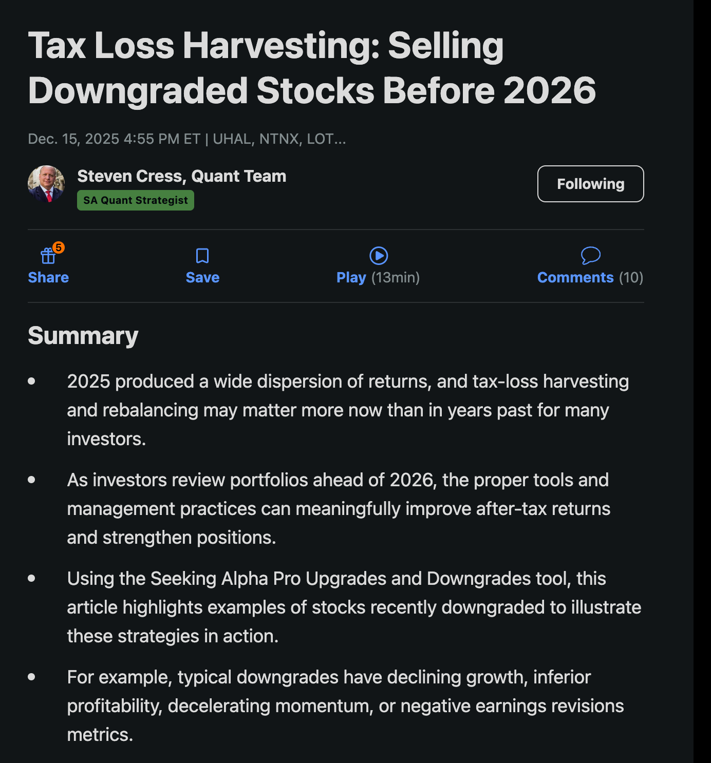 💰 Turning Data Into Dollars: How Seeking Alpha & TrendSpider Supercharge  My Stock Picks