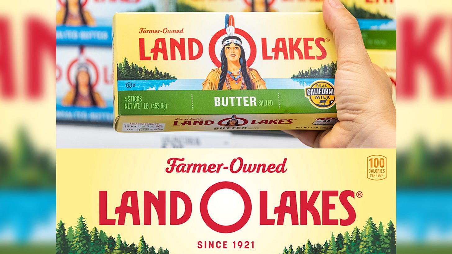 land o lakes took the indian but kept the land land o lakes took the indian but kept the land