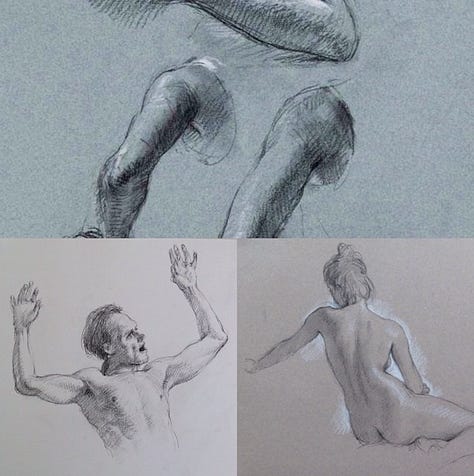 harry holland life drawings