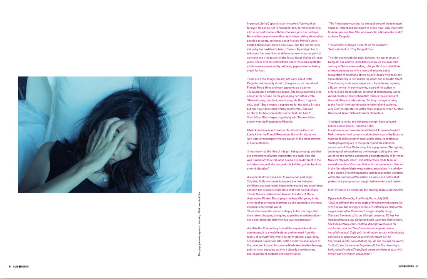 Sofia Coppola Special: Keep Your Dreams - by Zoë Yasemin