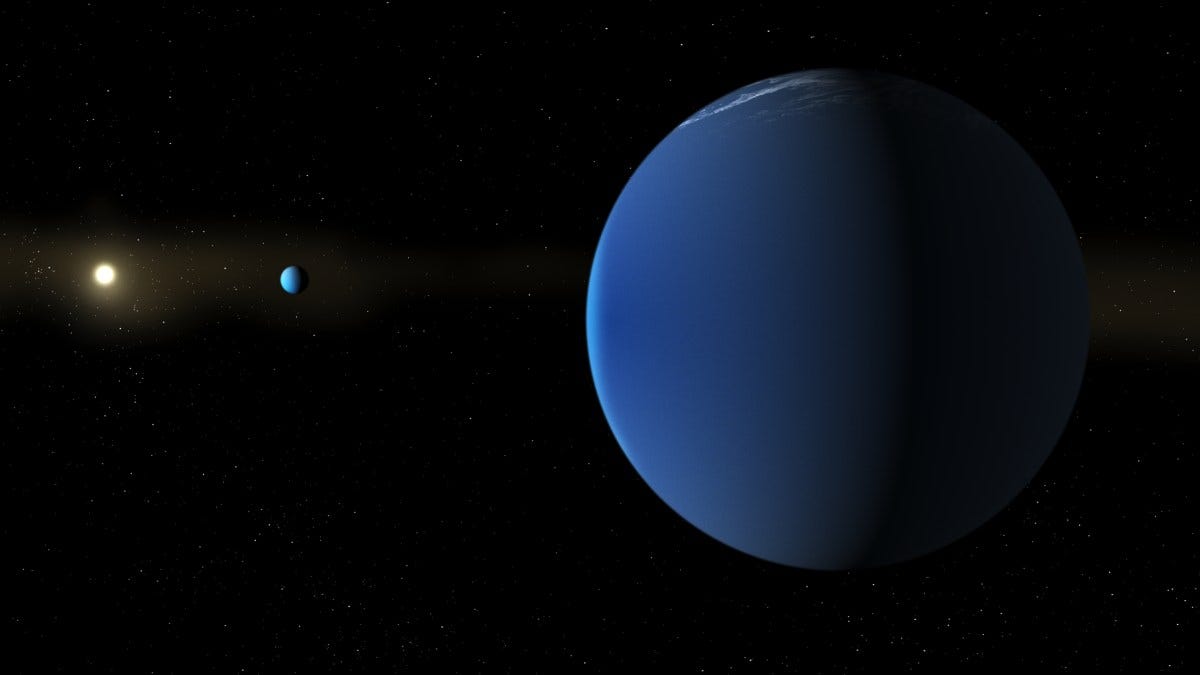 The TOI-791 system yesterday. Credit: NASA/Daniel Rutter