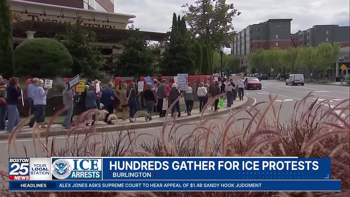 Hundreds gather at ICE Field Office in Burlington for protests – Boston 25 News Hundreds gather at ICE Field Office in Burlington for protests – Boston 25 News
