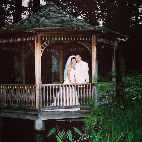 Interracial marriage, wedding day Interracial marriage, wedding day