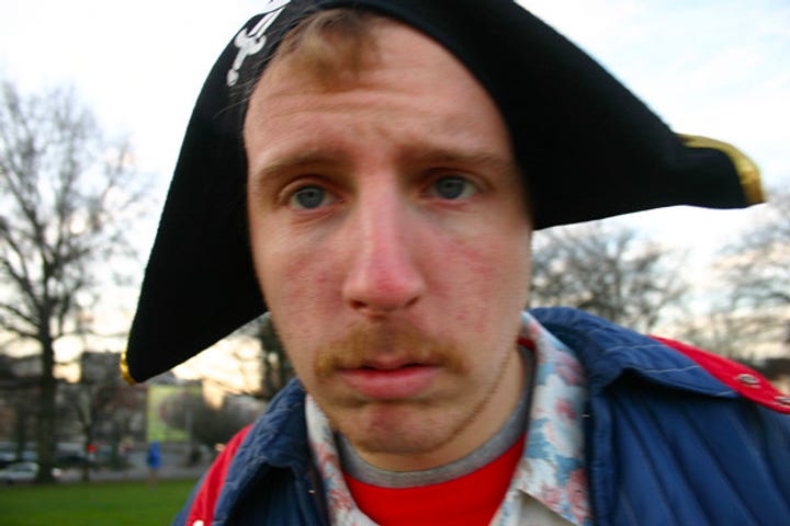 sad pirate