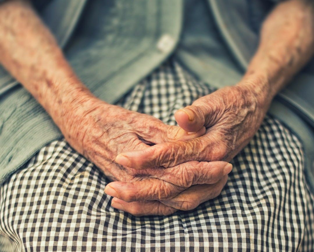 person's hand in shallow focus