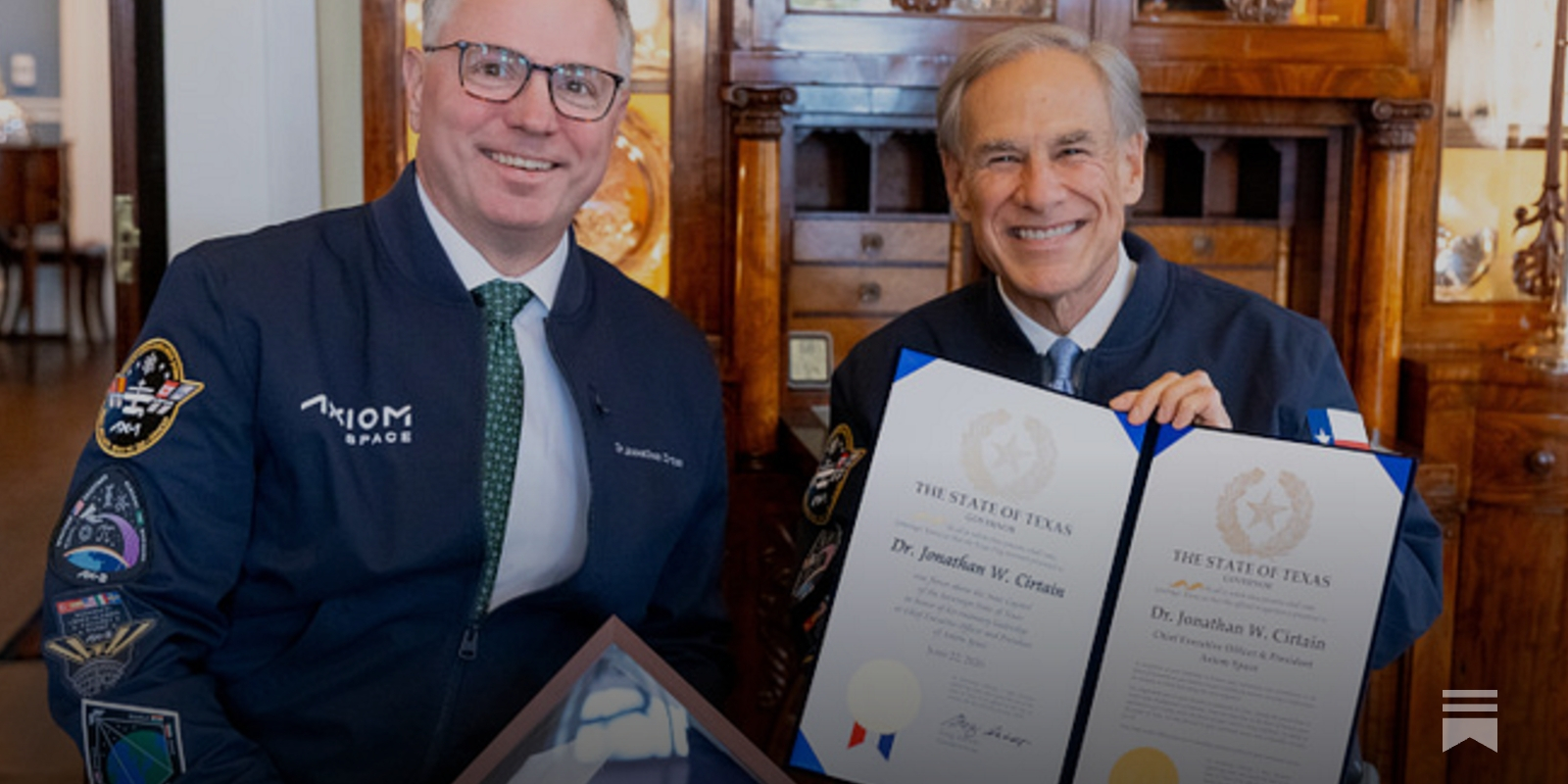 Texas Becomes Legal Home for Axiom Space as State Deepens Role in Orbital Economy