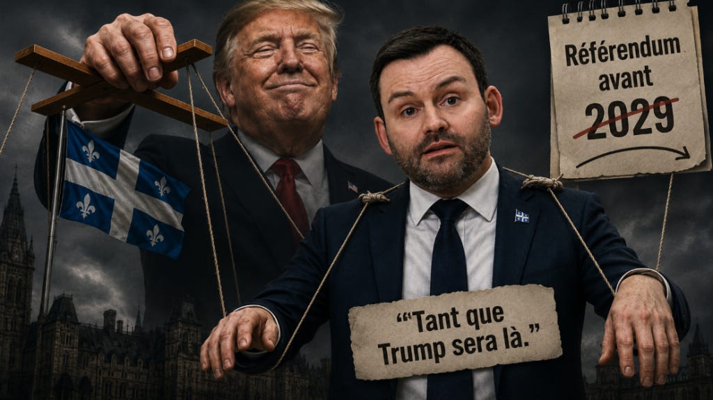 Image actuelle : PSPP et Donald Trump avant le référendum de 2029