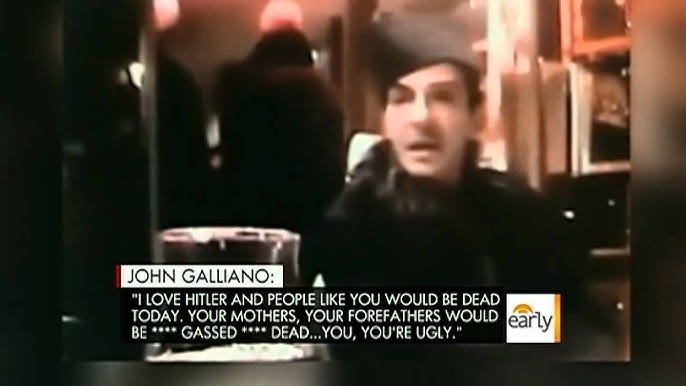 The Early Show - Designer Galliano guilty of hate crime